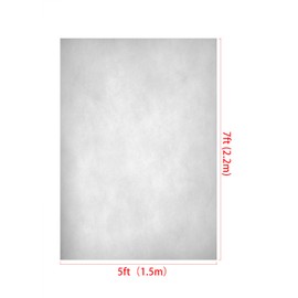 Kate Background 1.5 x 2.2 m Silver Grey Background White Grey Photography Background Portrait Photography Tinge Background Props for Studio Shooting