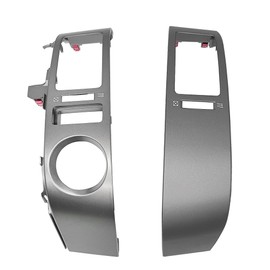 Air Vent Panel Trim 2Pcs Fit for Toyota Prius 1.5L 2004-2009 Middle Air Outlet Frame Cover AC Air Vent Panel Replace 55670-47060 55680-47020 Left and Right