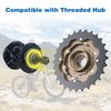 WEEROCK Bike Freewheel 7 Speeds, 14-28T Threaded Freewheel Screw On