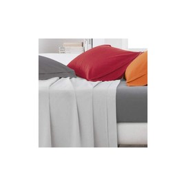 Gabel DiPiù Colore e Benessere Bottom Sheet, Percale 200x125x0.3 cm Bianco