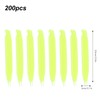 2 Bag Rubber Fishing floats Floating Fish Drift Flat Tail