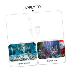 Kisangel Aquarium Air Pump for Fish Tank Oxygen Stone Aquarium Air Hydroponic Growth System Accessories Shrimp Tank Oxygen Maker Small Bubble Stone Random Color