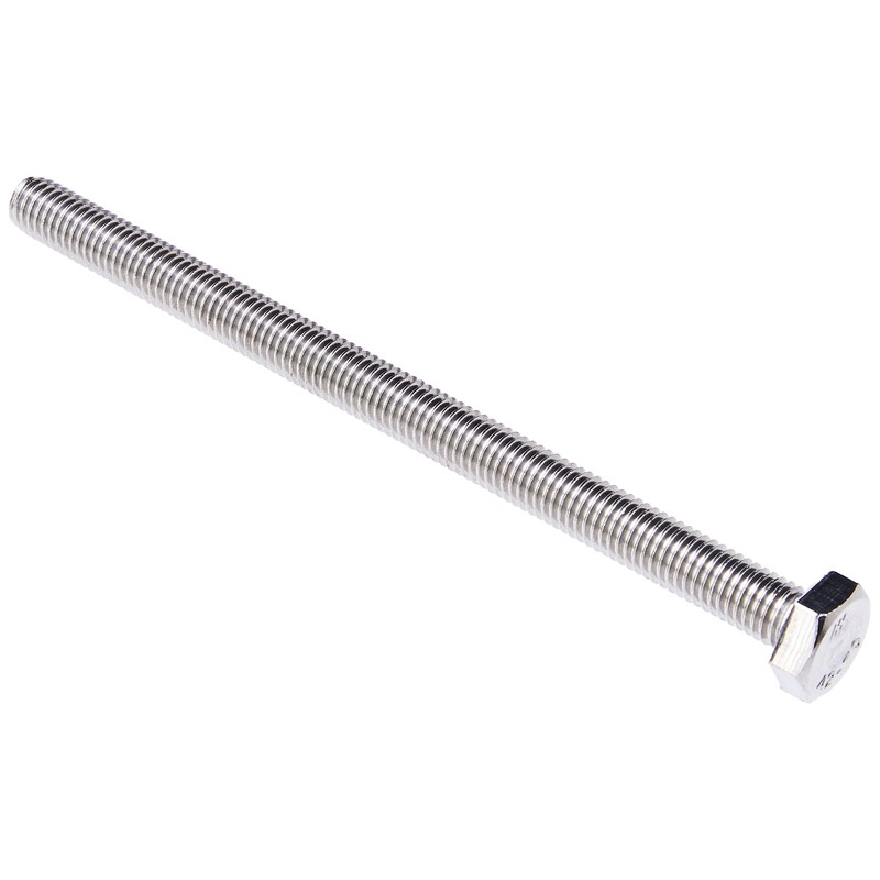 AHCA2 Stainless Steel Fully Threaded Hex Bolt (Setscrew) M10 10mm