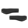 Black Flat Bicycle Handlebar Grips Soft Handle Sleeve Cover Mountain