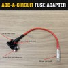 Kiligen 8pcs 12V-24V Mini Low Profile Flat Fuse Holder Extra