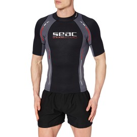 SEAC Men's Short Warm Guard, Black, Small