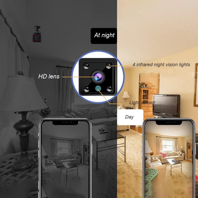 Mini Camera 4K HD Wireless Micro Camera Portable Cam With