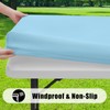 Smiry - Juego de 2 manteles rectangulares para pícnic, impermeables,