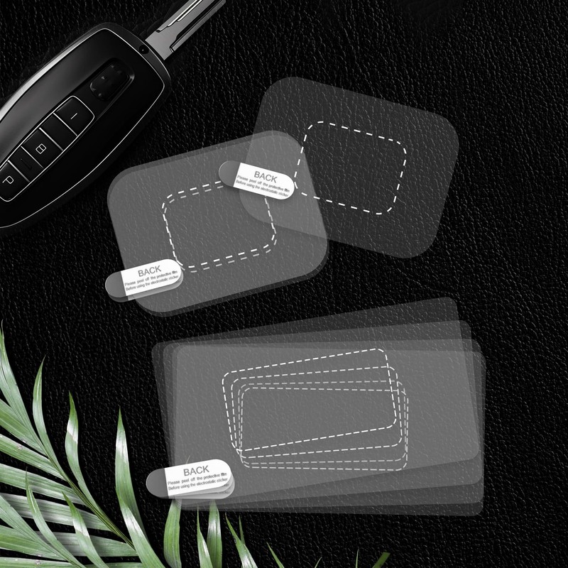 8pcs Windshield Dashcam Stickers, Transparent Electrostatic Sticker Weatherproof Windshield Camera