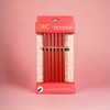 CWC VALENTINES DAY 7 PIECE STAINLESS STEEL STRAW & BRUSH
