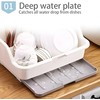 Tomorotec Medium Size Dish Drying Rack and Drain Board with