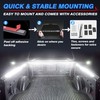 MICTUNING 3Pcs 60 Inch Truck Bed Lights - White Waterproof