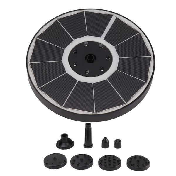Solar Fountain Light with 8 Nozzles 3.5W 900mAh Colorful Powerful
