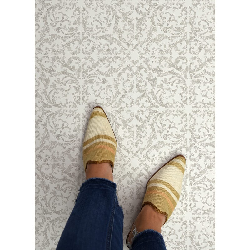 FloorPops Estate Peel & Stick Floor Tiles, Gray