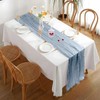 1 Pack Light Blue Cheesecloth Table Runner 90cmX400cm 13Ft Long