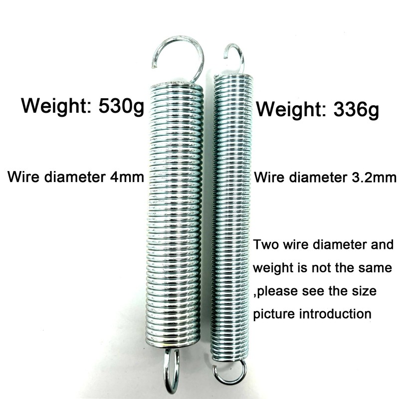 Replacement Trampoline Springs Trampoline Spring 10.2 inch/260mm(Wire diameter-4mm-2pack)