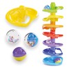 Quercetti - Quercetti-6501 Spiral Tower Pista per Biglie Prima Infanzia,