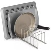 Escanver Organizador Cocina Sartenes Tablas Bandejas Alacena Plata