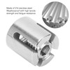 10 Pieces Cross Cable Clamp, Stainless Steel Wire Railing Clamp