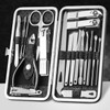 화의시대16 19-Piece Portable Nail Clipper Set for Nail Care AWFNYJUG
