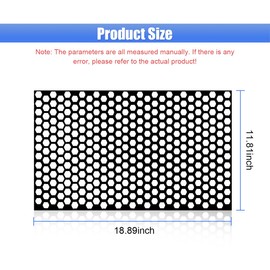 2PCS Car Rear Tail Light Lamp Stickers, 18.9"×11.8" Honeycomb Type Decal, Car DIY Self Adhesive Tint Film Sheet, Universal Car Accessories for Rear Light Cover Decoration (Black)