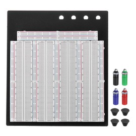 3220 Solderless Breadboard, ZY-208 3220 Tie-Points Electronic Testing Breadboard Plates Reusable PCB Wiring Test Plate, for Circuit Testing, Assembly Debugging and Training