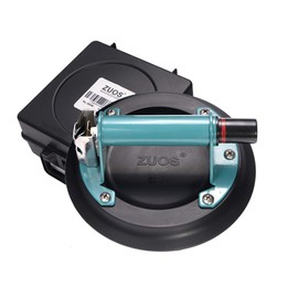 ZUOS 8" Glass suction cup for Granite & Glass Lifting, Vacuum Suction Cup Vacuum Glass Lifter with Metal Handle and ABS Pump,560lbs Load Capacity(With a free case)