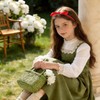 1 Red Ribbon Headband And 4 Bow Clips, Sweet Shape,