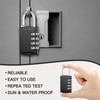 40 Pcs 4 Digit Combination Locks Combination Padlock Luggage Number