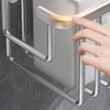 Hanging shower rack, bathroom storage rack, shampoo bracket, Space Aluminum