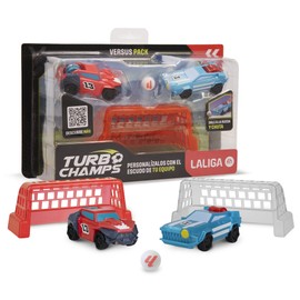 Turbo Champions LaLiga Red vs Blue, the passion for football combines with the excitement of cars, compete with your equipment, toys for boys and girls from 3 years