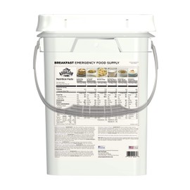 Augason Farms Breakfast Emergency Food Supply 4 Gallon Pail