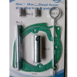 Glow Plug Repair Kit 12V 24V 2KW 5KW Air Diesel Parking Heater Repair Parts Car Truck Boat Removal Fitting Tool Maintenance Kit