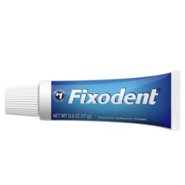 Fixodent Secure Denture Adhesive Cream Travel Purse 5 Tubes Size 0.6oz Each