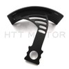 HTTMT MT360-02-BK Black Vertical Curved Mount License Plate Bracket Tag