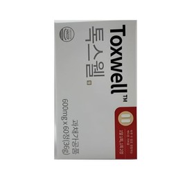 Toxwell 600mg x 60 tablets 1 box 541716 / 톡스웰 Toxwell 600mg x 60정 1박스 541716