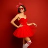 Maiteenly Women Tutu Skirt 80s 90s Costume Outfits Accessories Heart