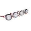 Pactrade Marine 4 Pieces Boat LED Livewell Round Button Blue