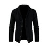 JMIERR Men's Cardigan Sweaters Fall Casual Long Sleeve Shawl Collar