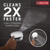 Delta Faucet 6-Setting In2ition 2-in-1 Dual Shower Head with ProClean