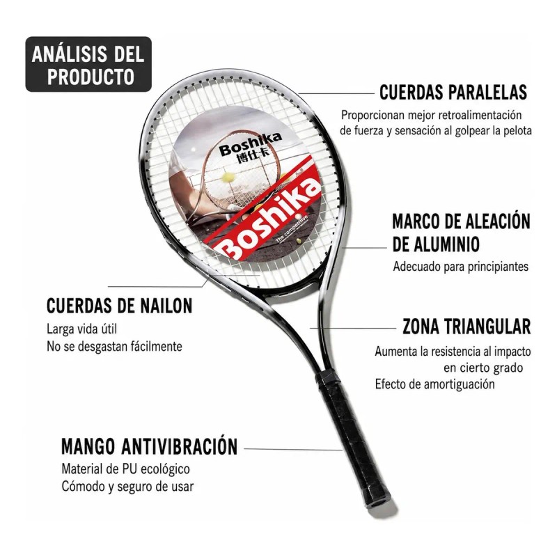 Set De Tenis Adulto Duo 1 Raquetas + 2 Pelotas