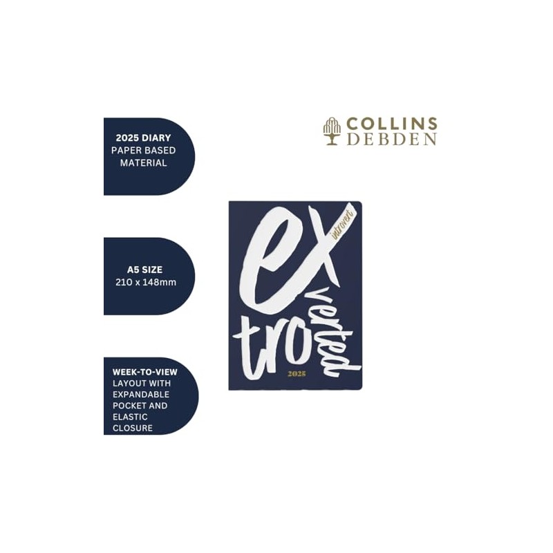 Collins Expressive Type 2025 Planner - A5 Week to View