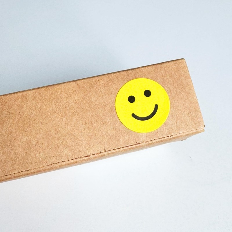 600 Pieces, 1 inch - Smiling Happy Smile Face Stickers