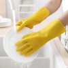 Dish washing latex household gloves