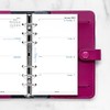 Filofax Personal Week on two pages English 2024 diary,White