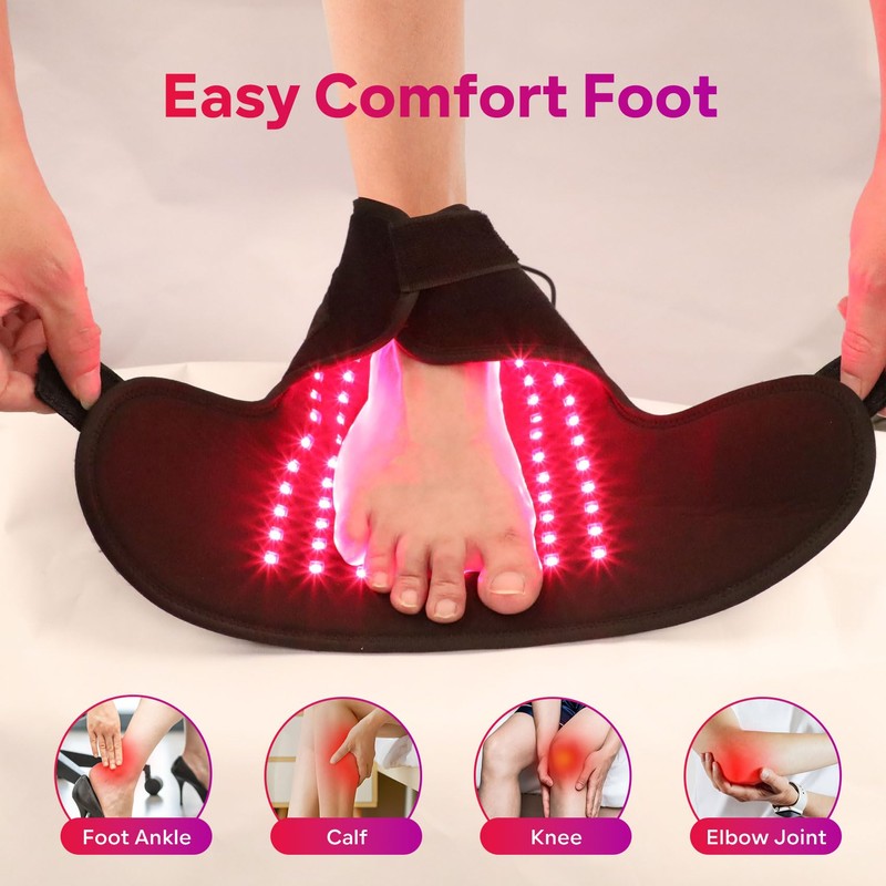 Haeglauv Red Light for Knee Feet Elbow Calf, Infrared Light