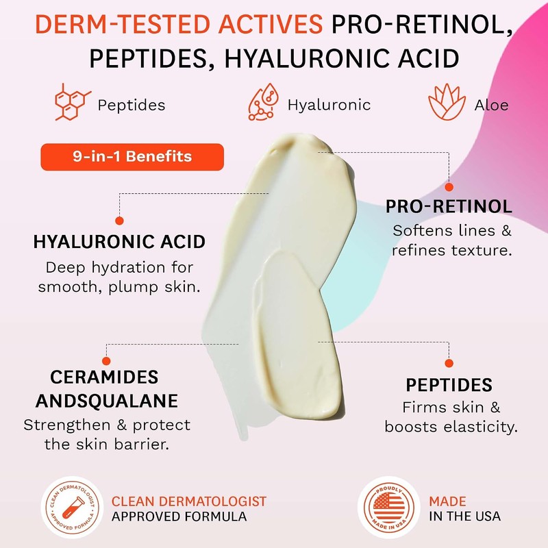 Fig.1 Crema para ojos Pro-Retinol para mujeres, 0,5 fl oz