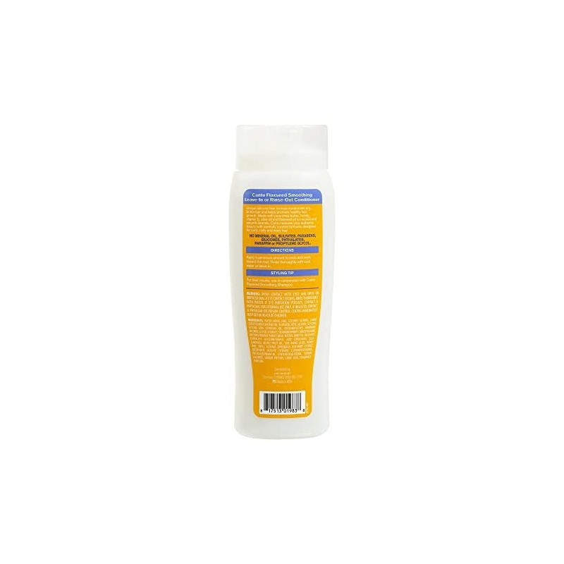 CANTU Flaxeed Smoothing Leave-in OR Rinse out Conditioner 400 ml