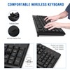 Wireless Keyboard and Mouse Combo, EDJO Full-Sized 2.4GHz USB Computer