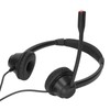 RJ9 Phone Headset Built in HD Microphone Binaural Office Headset